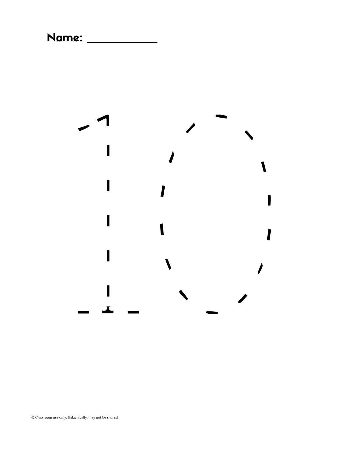 Number Tracing 1-20 {Pre K-Grade 1}