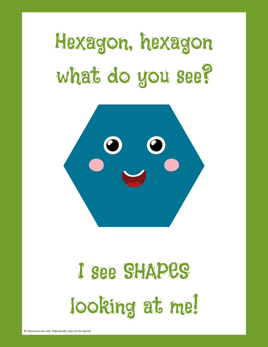Shapes Book {Pre K-K}