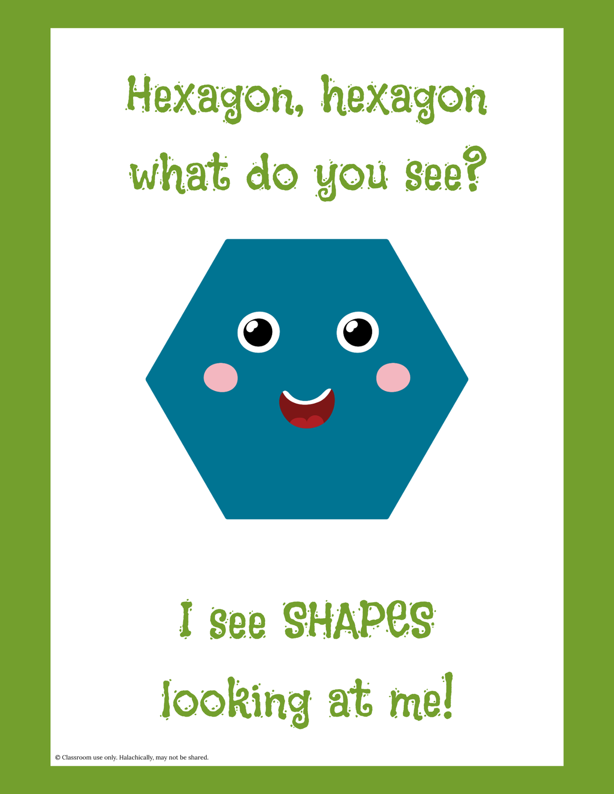 Shapes Book {Pre K-K}