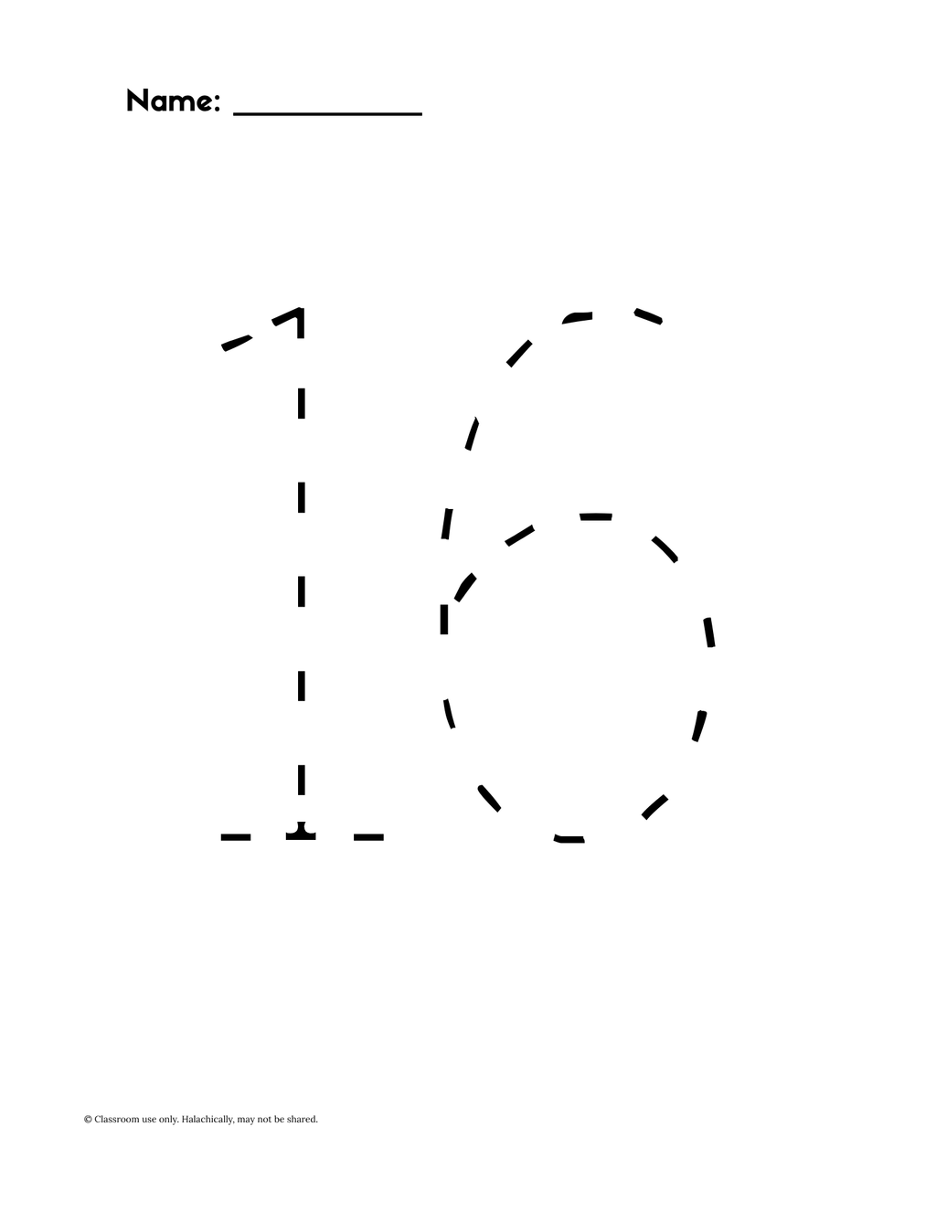 Number Tracing 1-20 {Pre K-Grade 1}