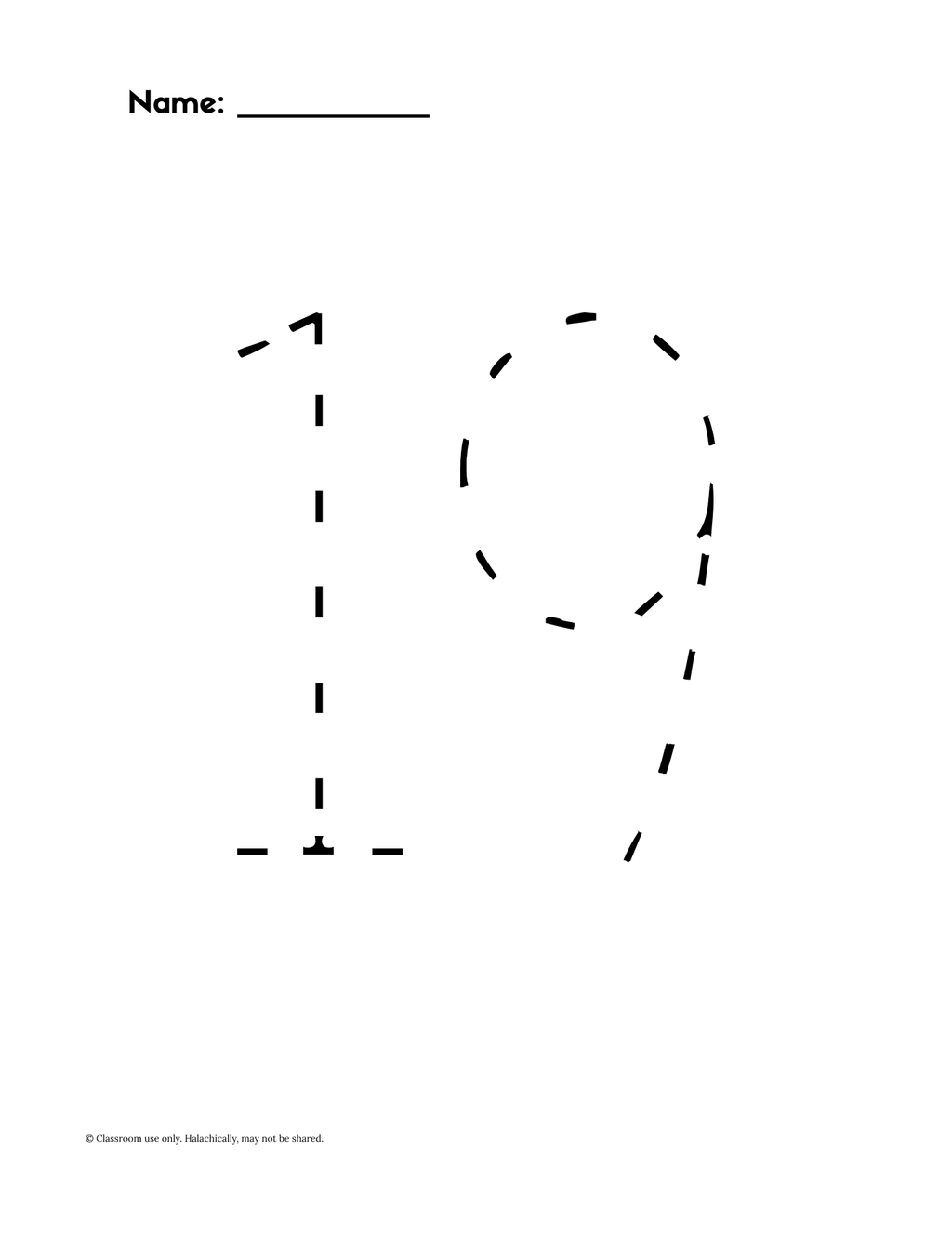 Number Tracing 1-20 {Pre K-Grade 1}