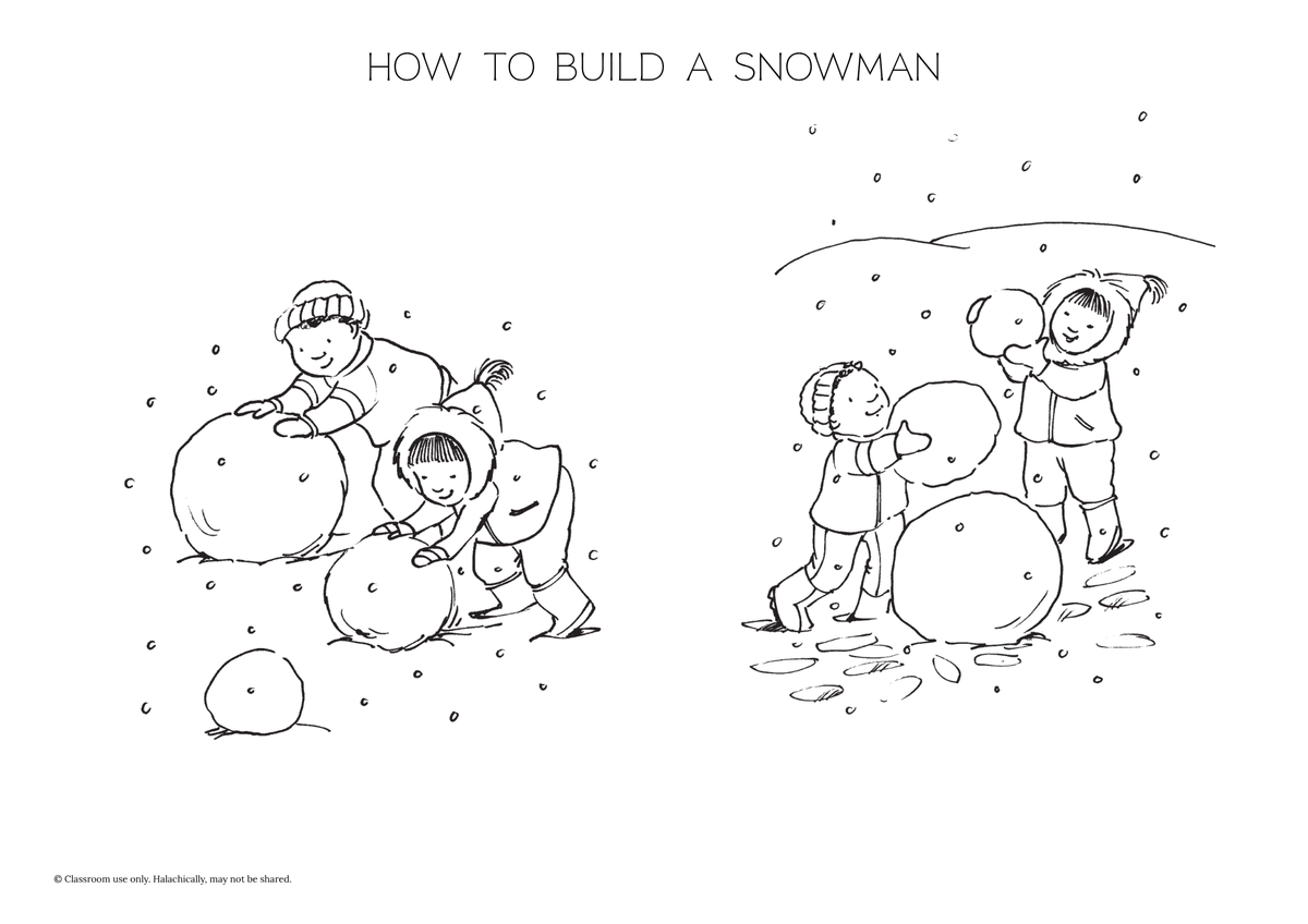 How to Build a Snowman {Pre k-1}