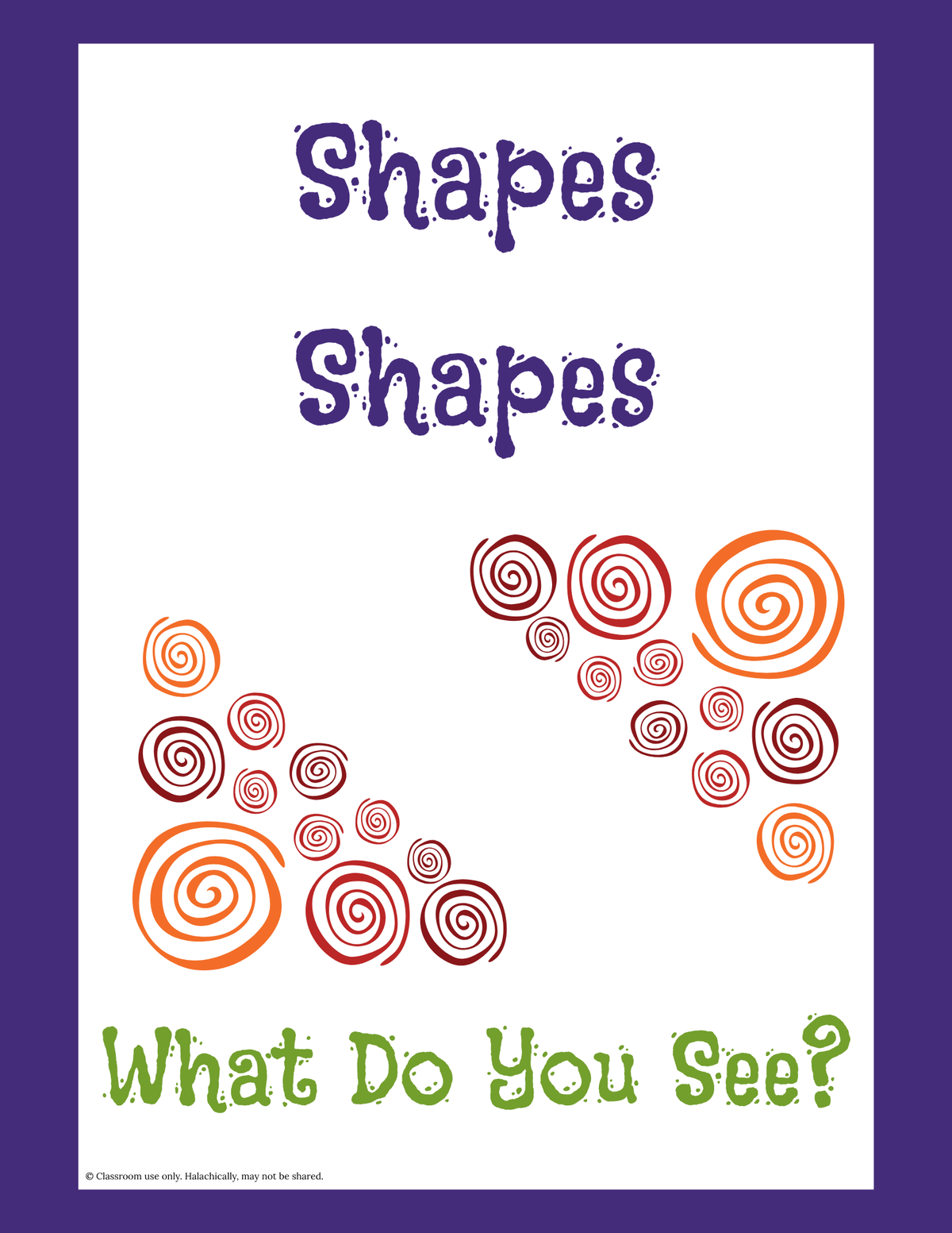 Shapes Book {Pre K-K}