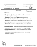 Small Steps Part 2