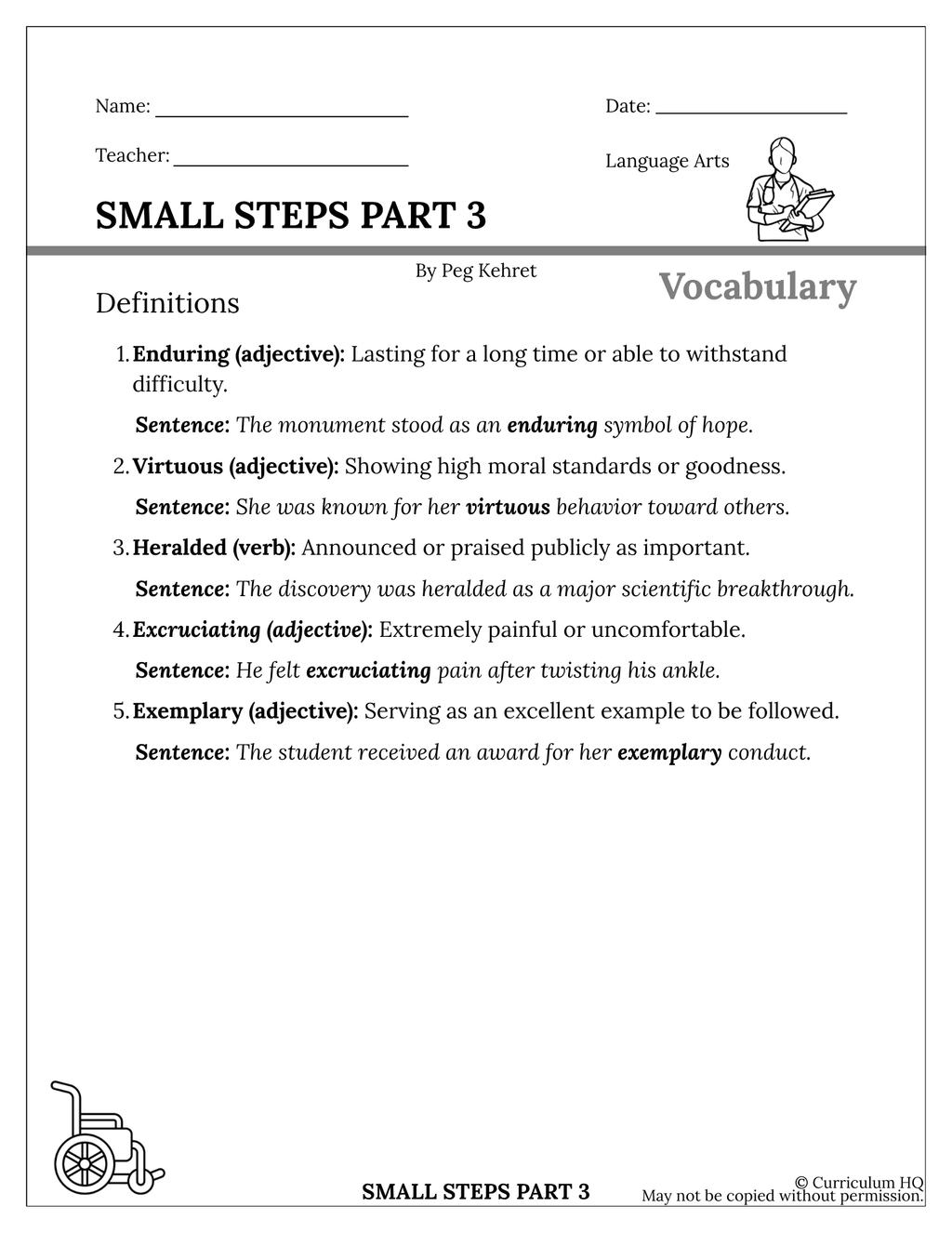 Small Steps Part 3