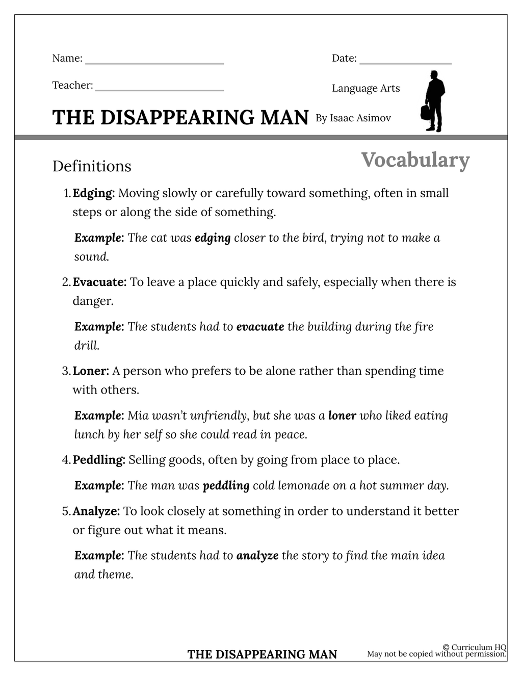 The Disappearing Man