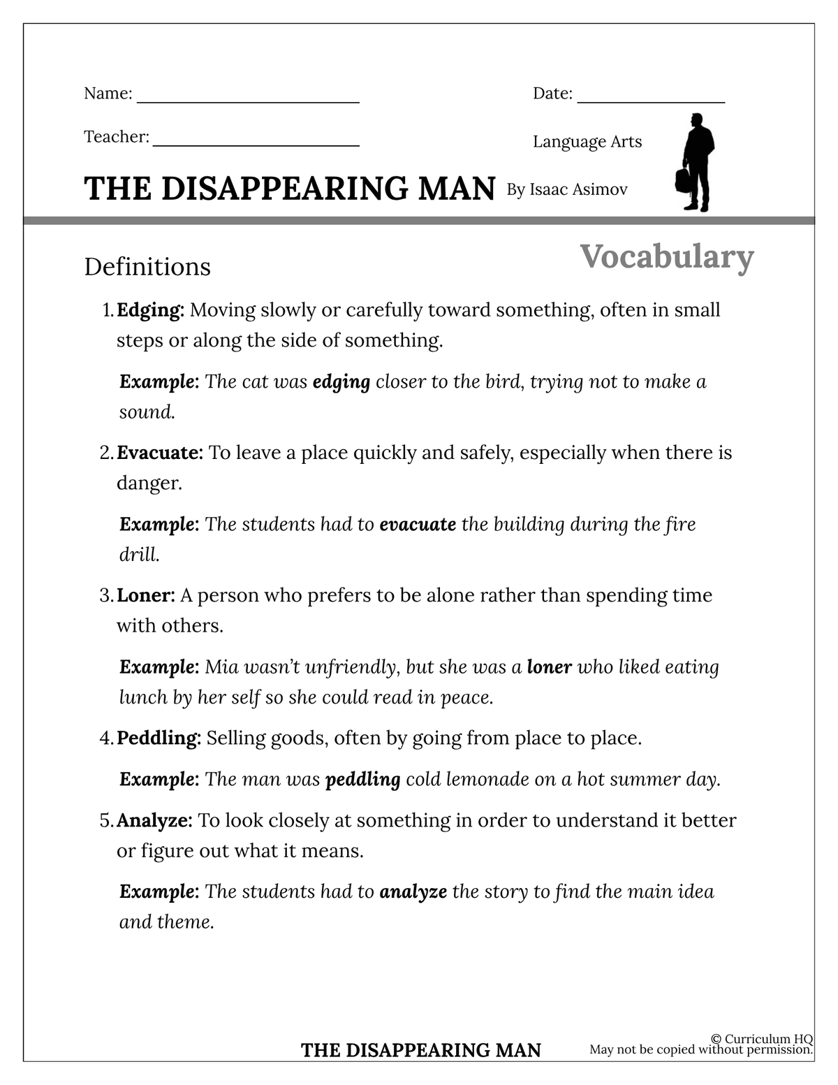 The Disappearing Man