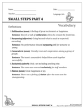 Small Steps Part 4