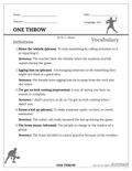 One Throw