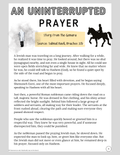An Uninterrupted Prayer {3-5}