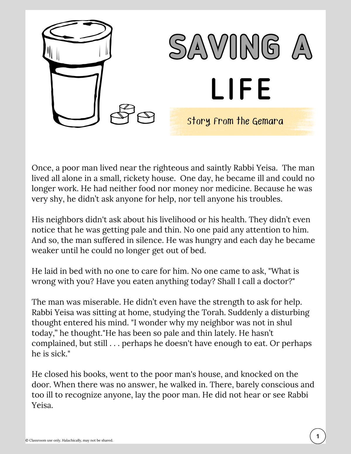 Saving a Life {3-5}