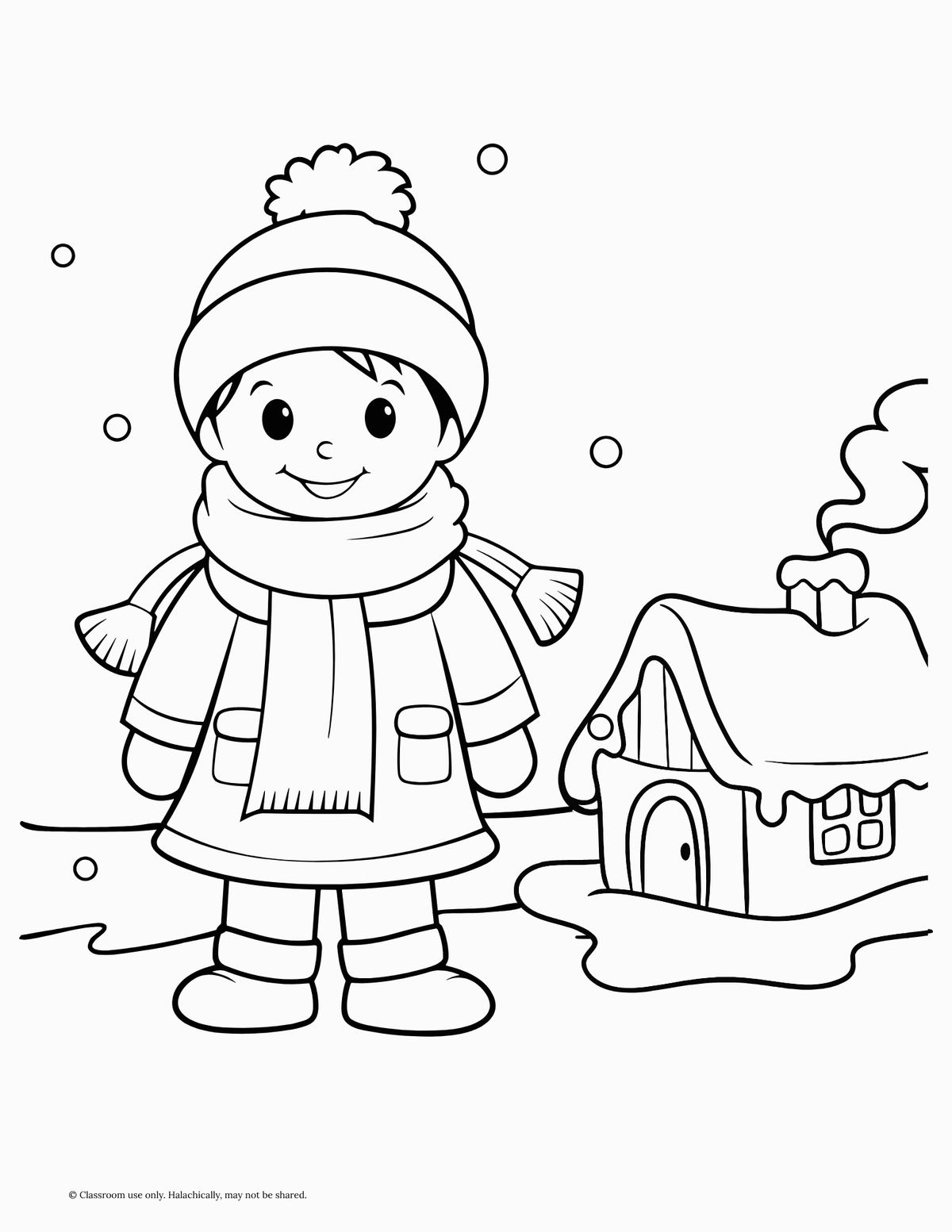 Winter Coloring Pages