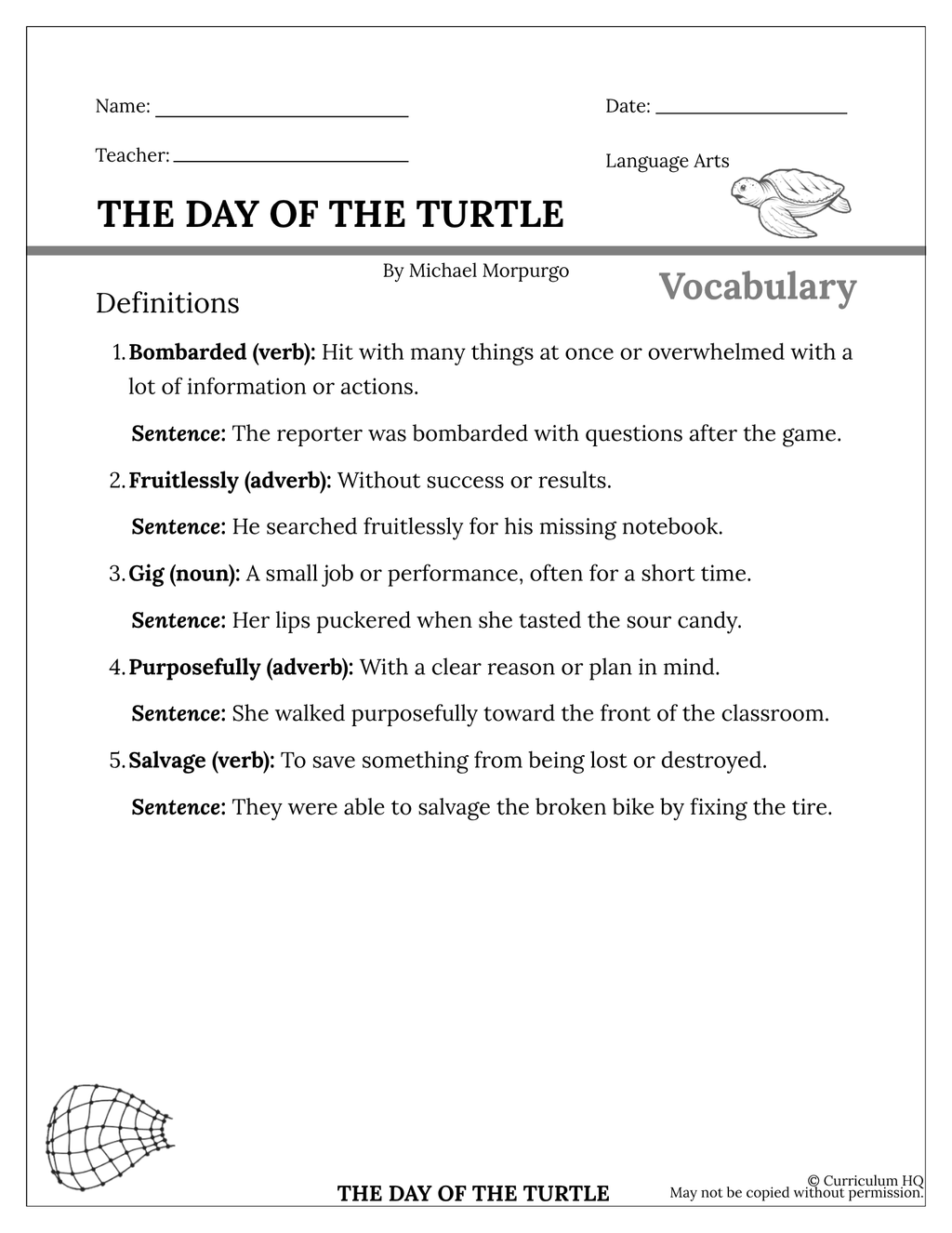 The Day of the Turtle