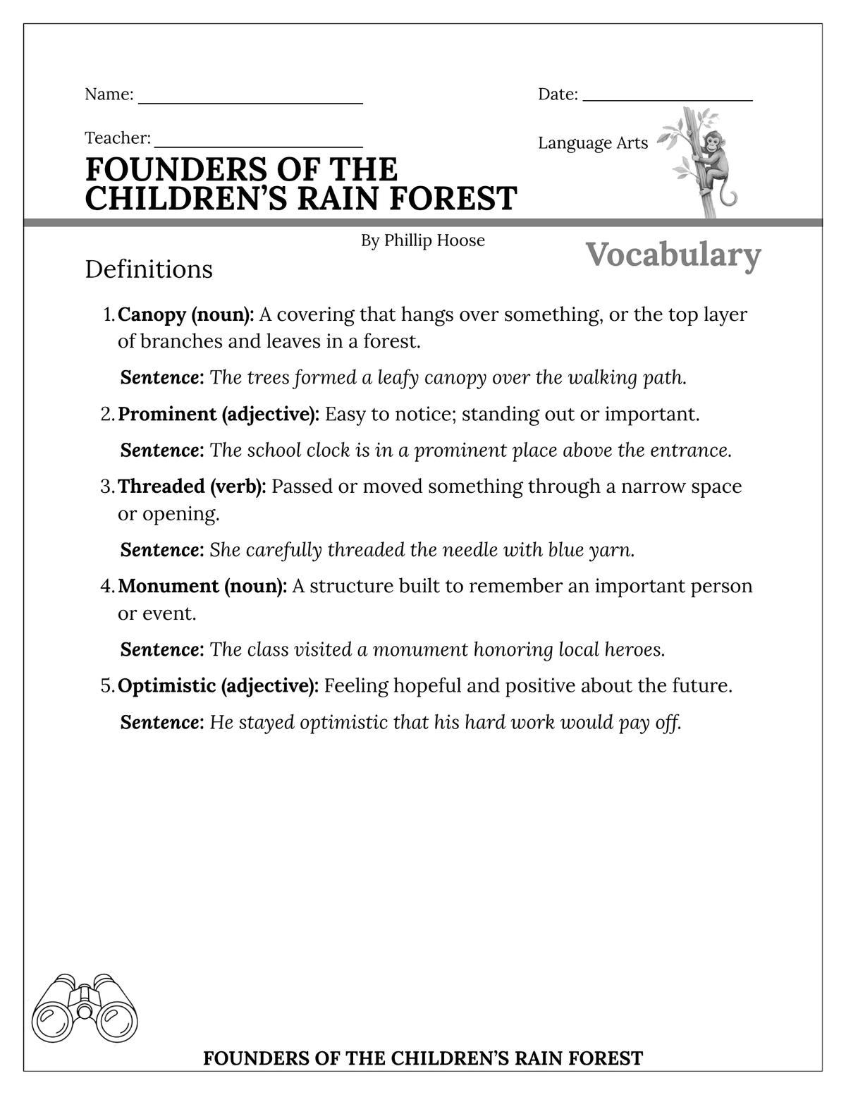 Founders of the Children's Ran Forest