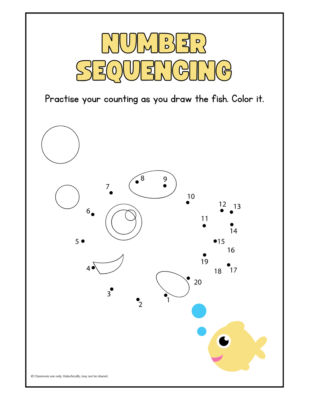 Number Sequencing {Pre K-Grade 1}