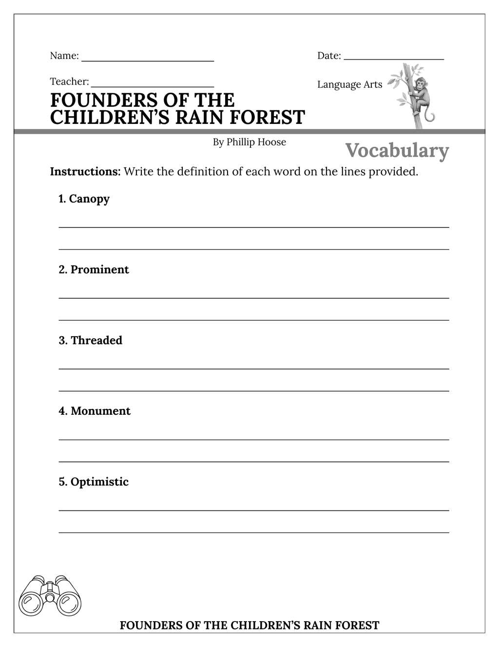 Founders of the Children's Ran Forest
