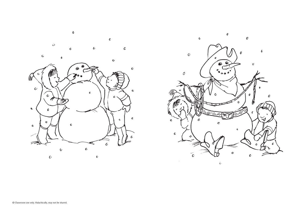 How to Build a Snowman {Pre k-1}