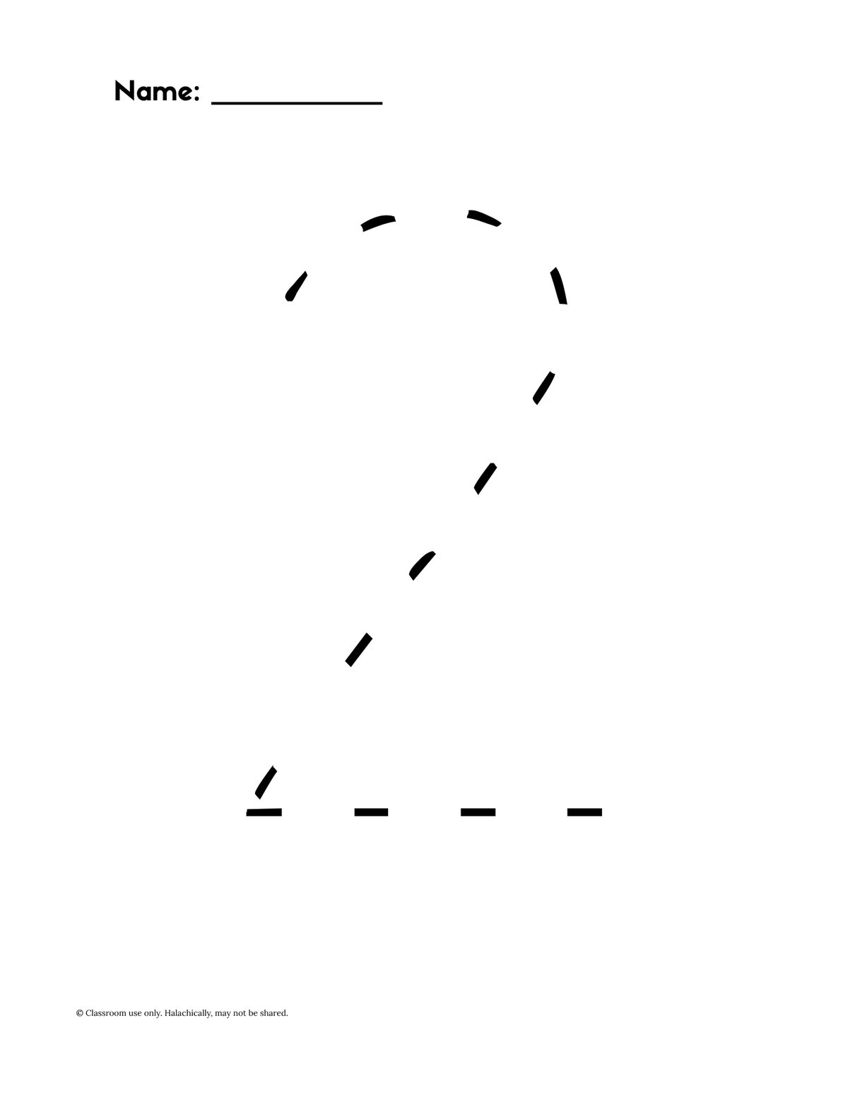 Number Tracing 1-20 {Pre K-Grade 1}