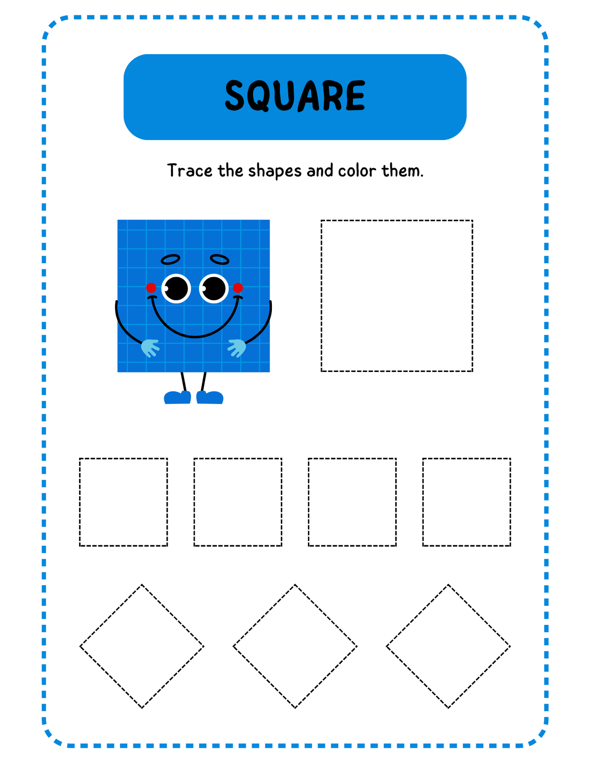 Shapes Tracing {Pre K-K|
