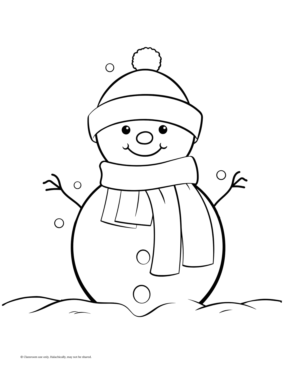 Winter Coloring Pages