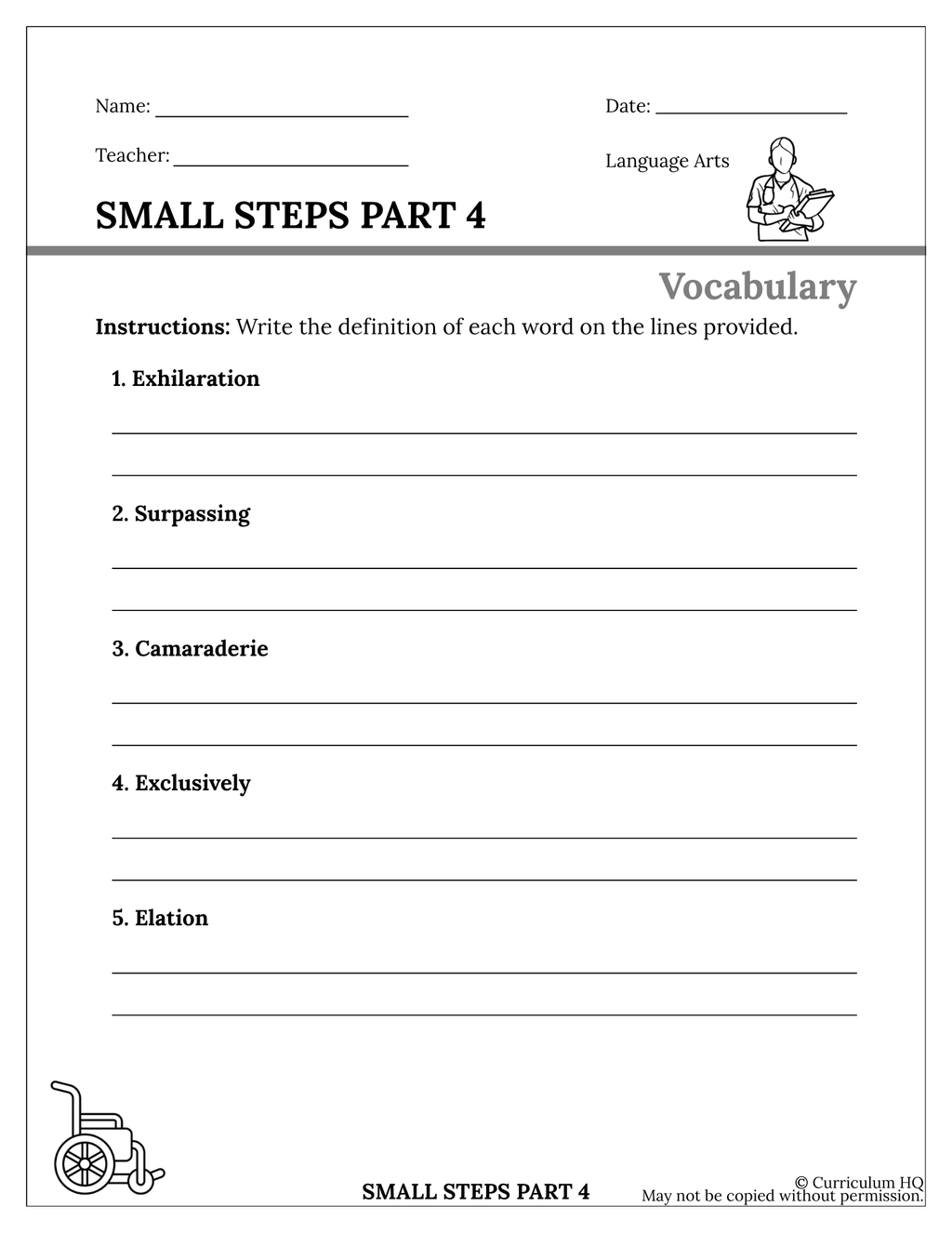 Small Steps Part 4
