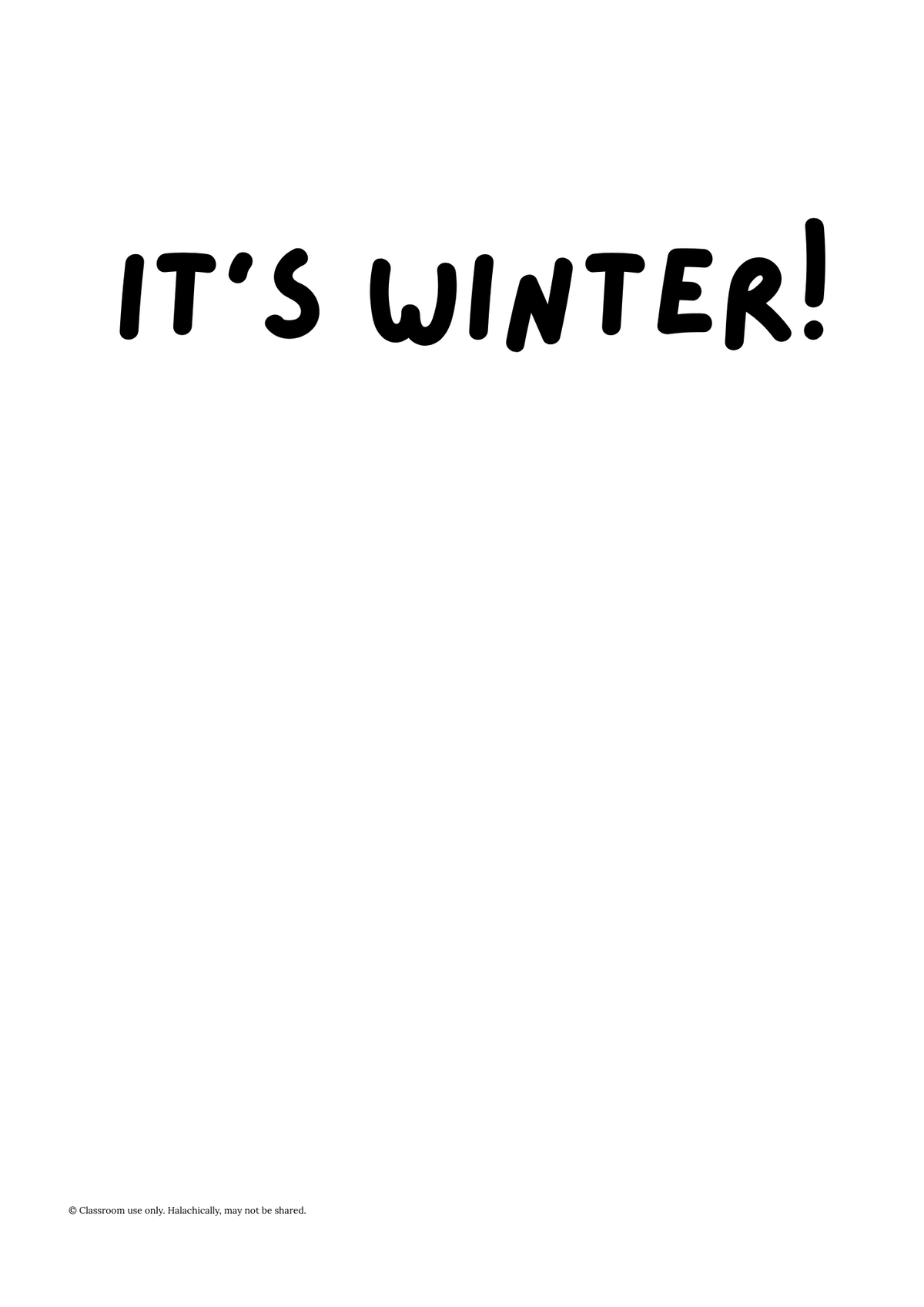 Winter Book