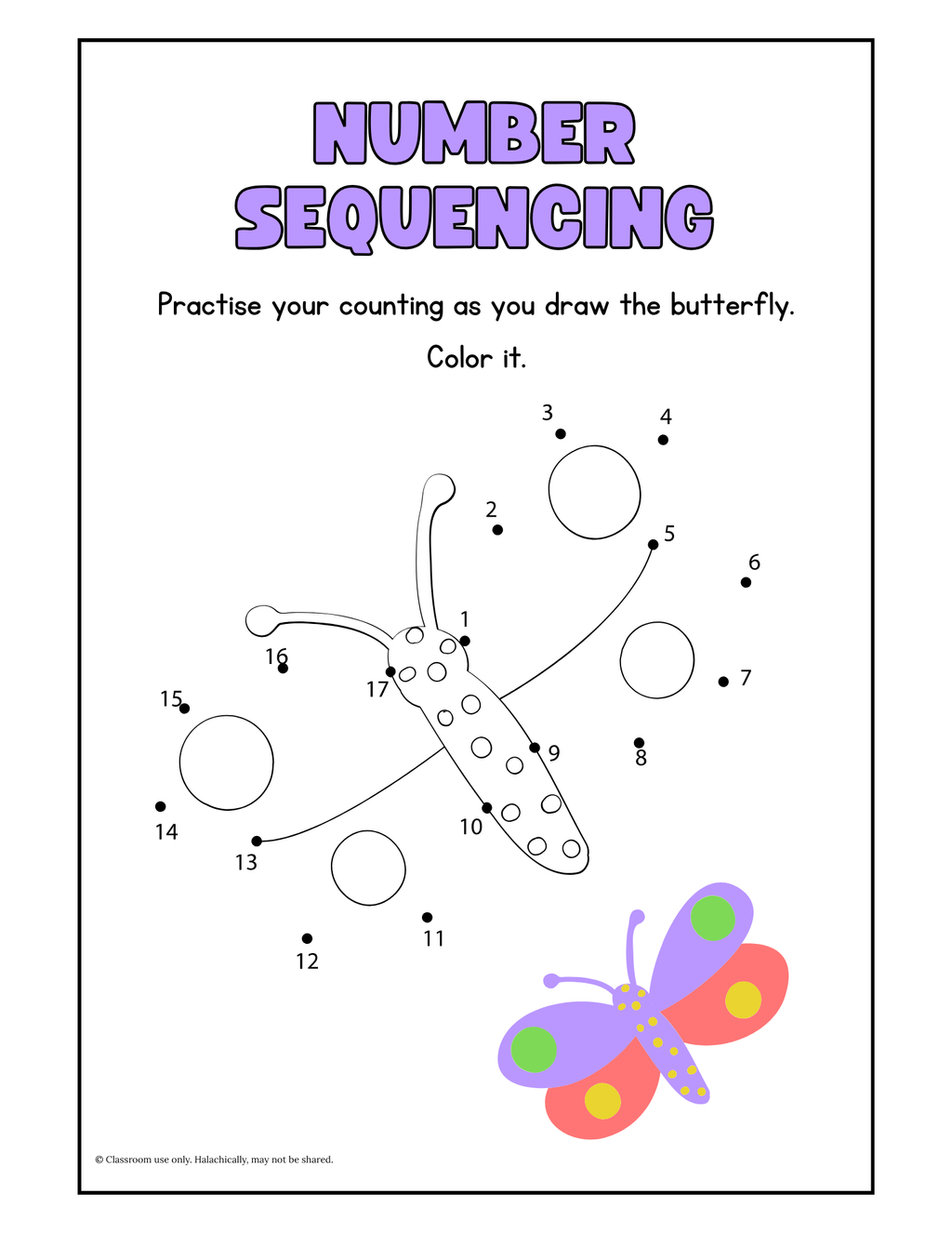Number Sequencing {Pre K-Grade 1}