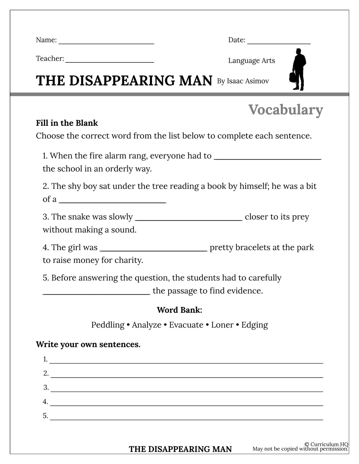 The Disappearing Man