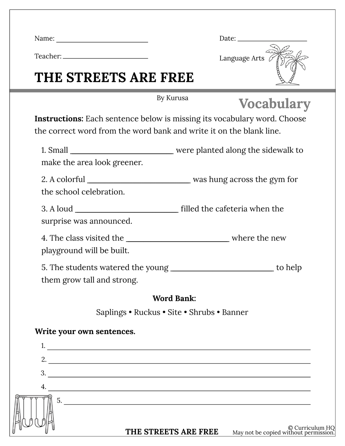 The Streets are Free