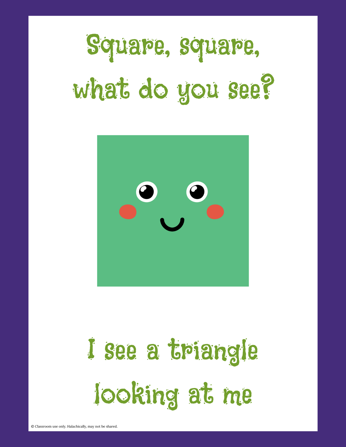 Shapes Book {Pre K-K}