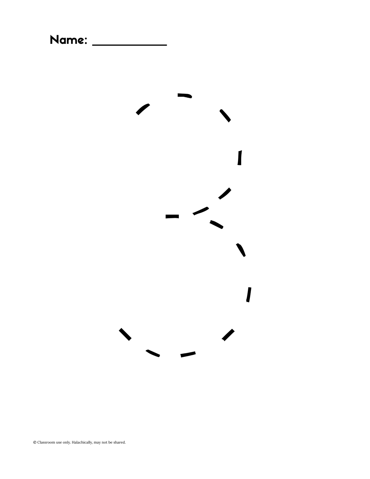 Number Tracing 1-20 {Pre K-Grade 1}