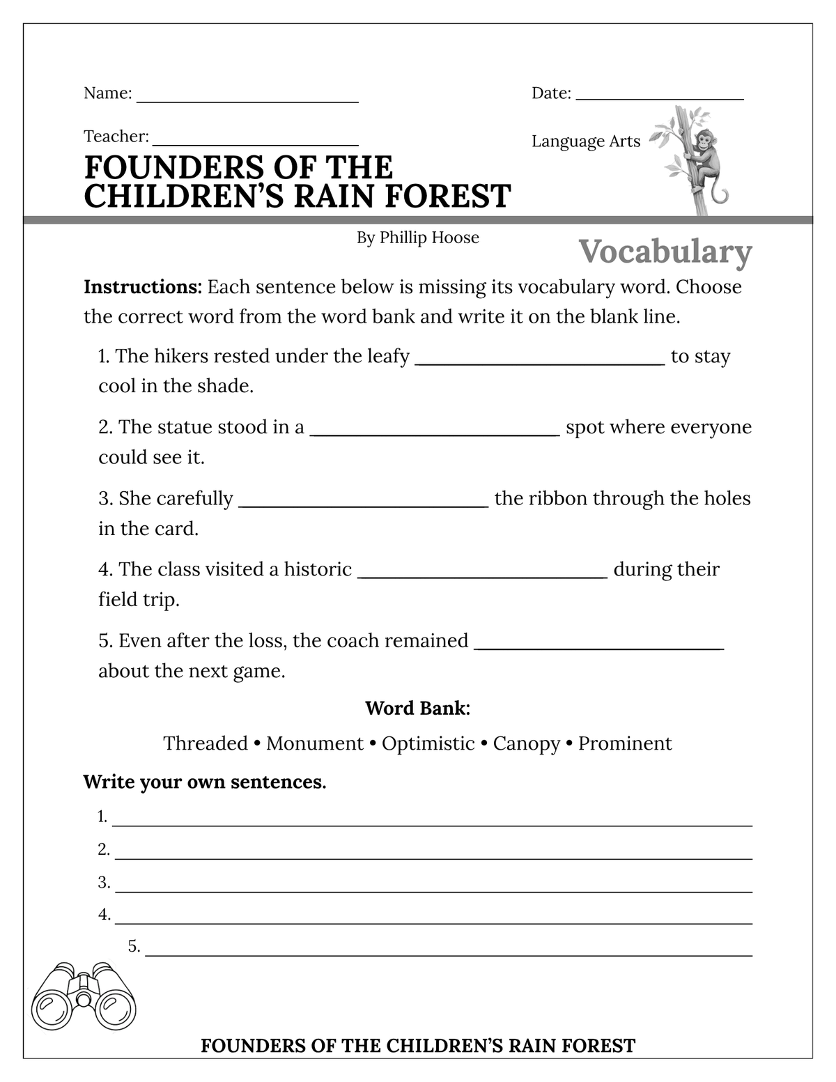 Founders of the Children's Ran Forest