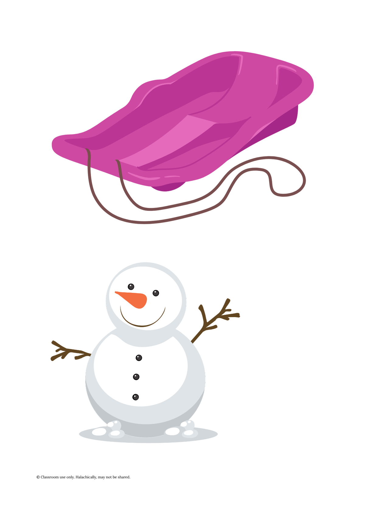Winter Bulletin Board {Pre K-K}