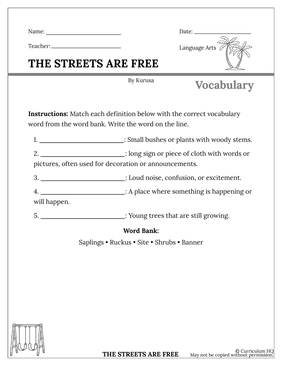 The Streets are Free