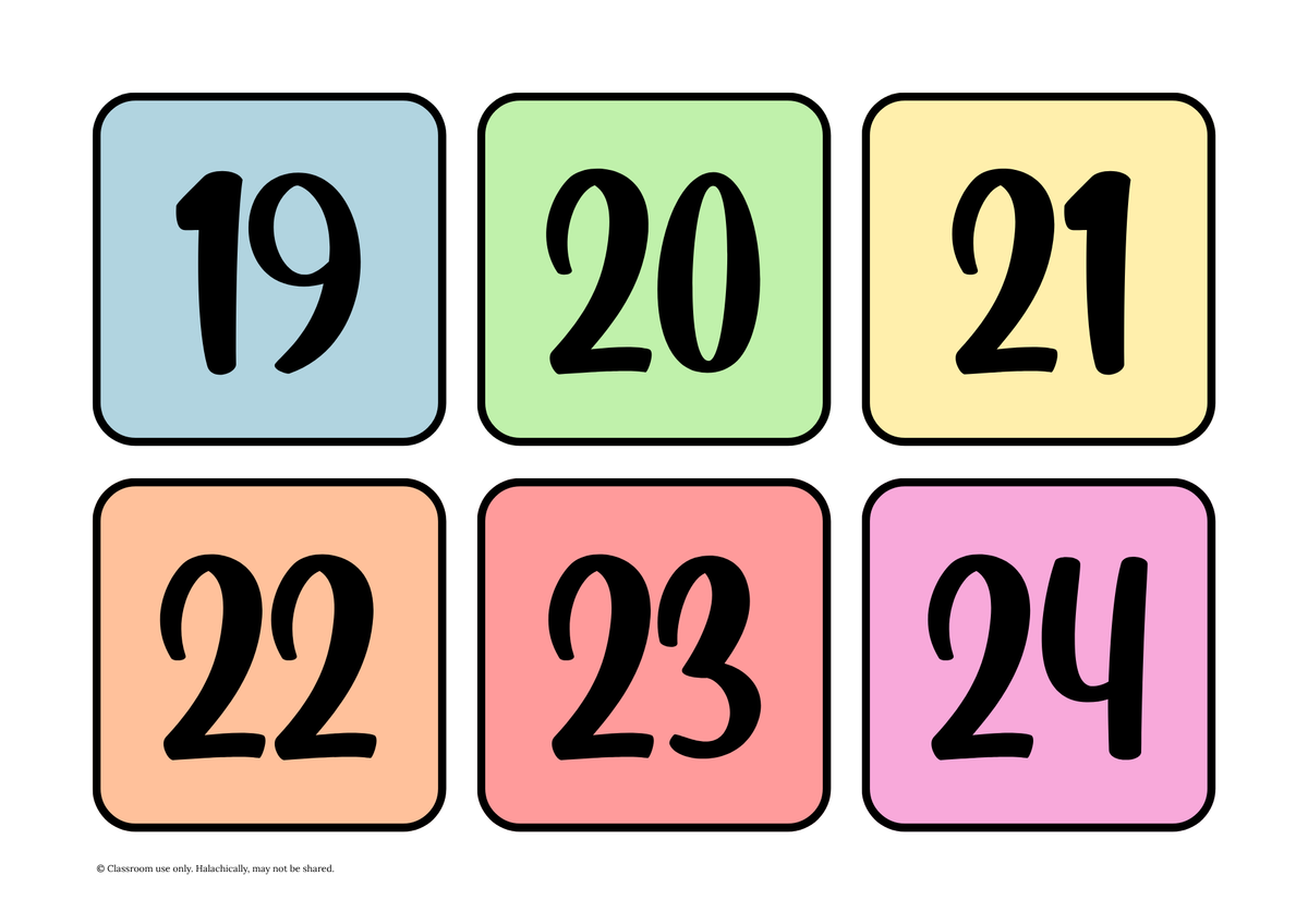 Number Flashcards 1 - 100 {Pre K-Grade 2}