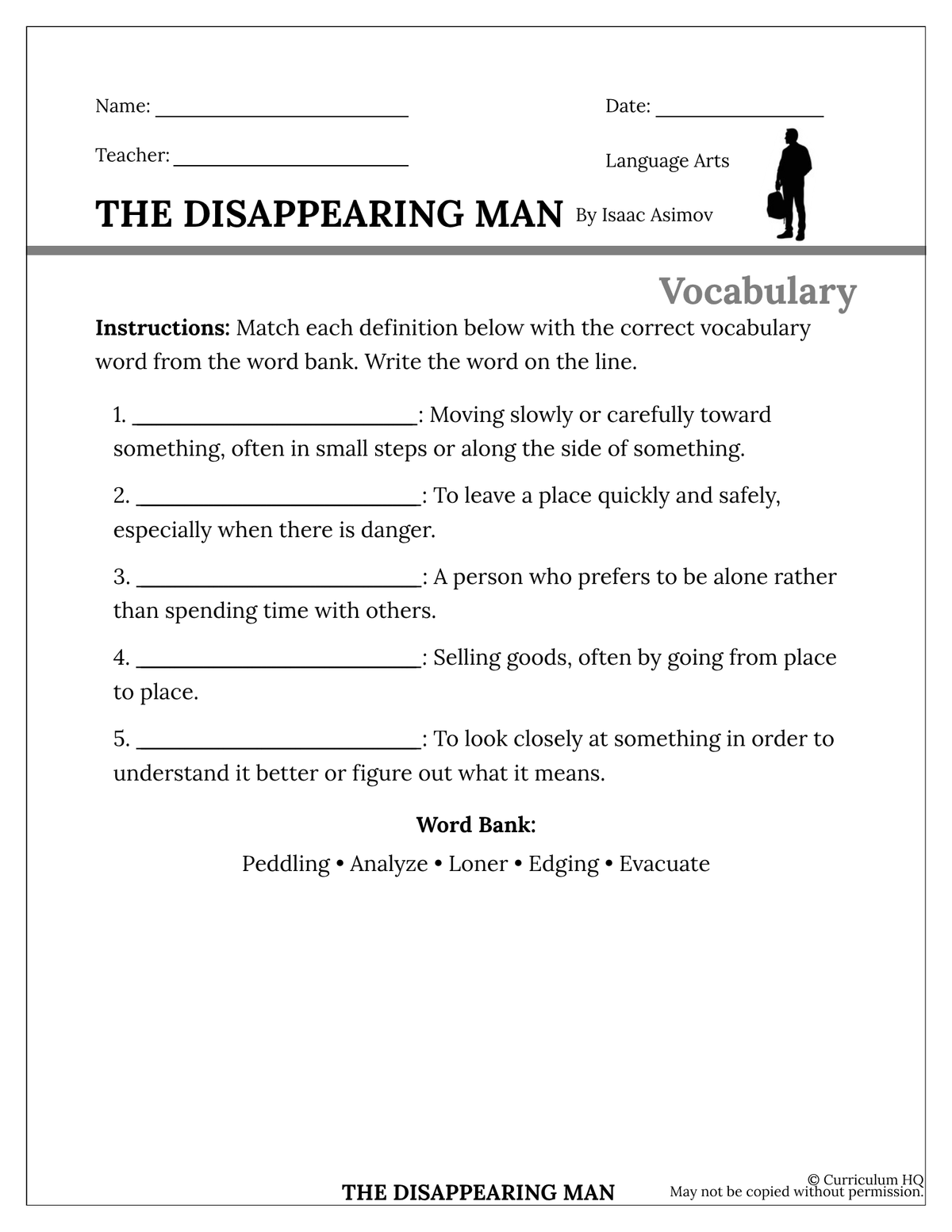 The Disappearing Man