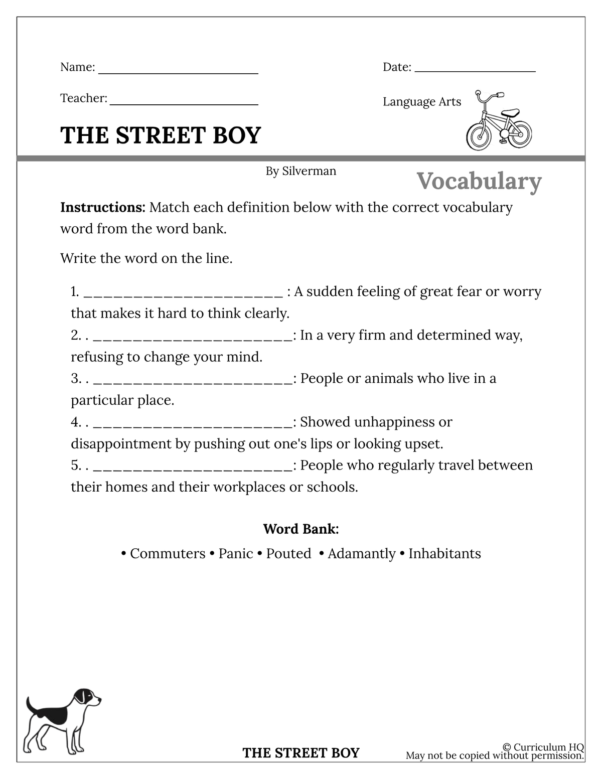 The Street Boy