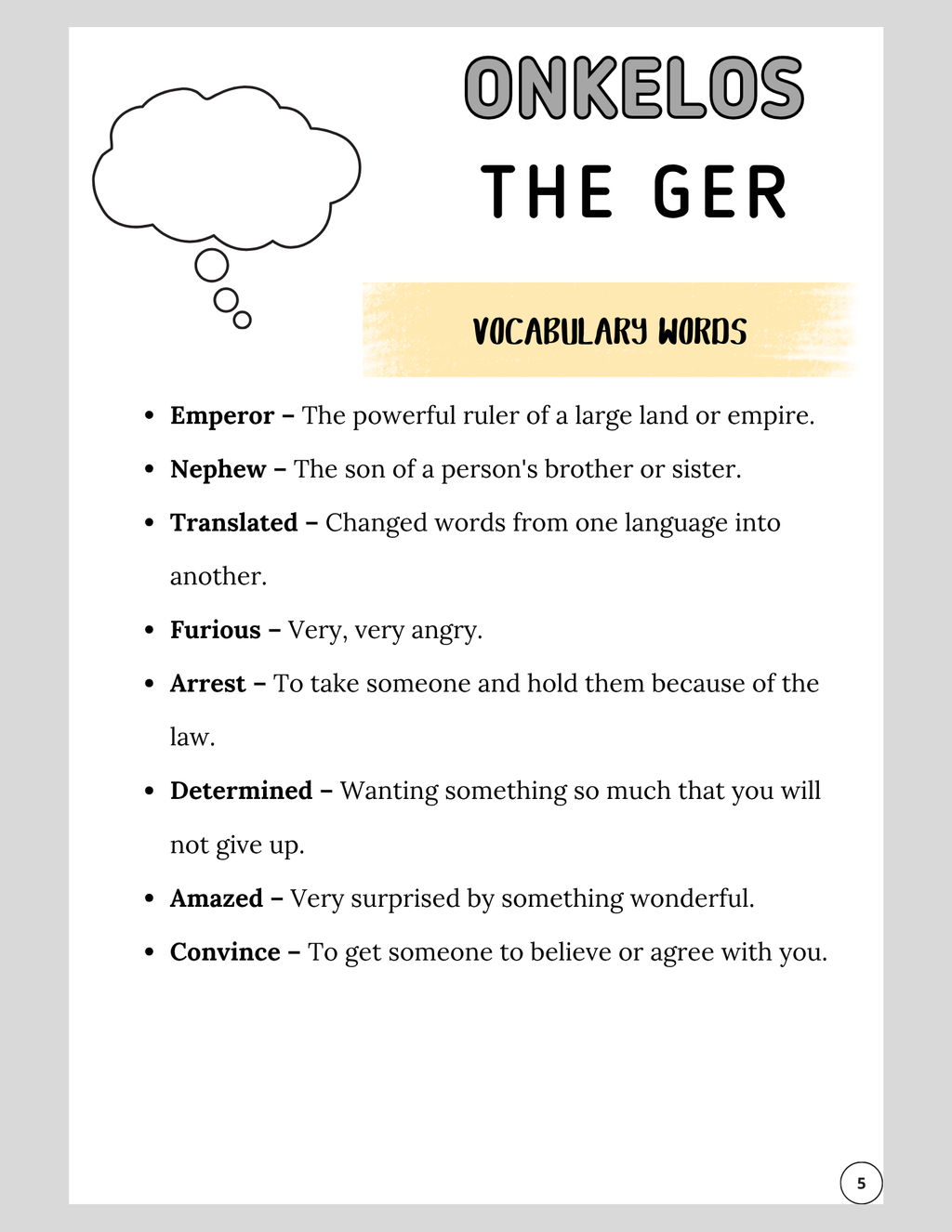 Onkelos the Ger {3-5}