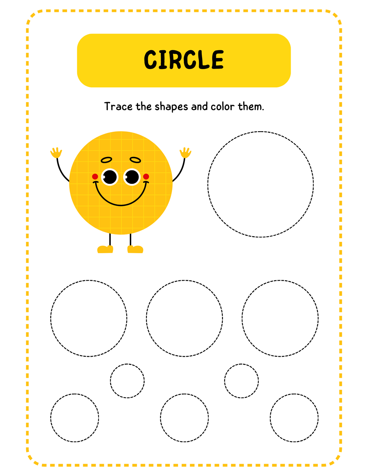 Shapes Tracing {Pre K-K|