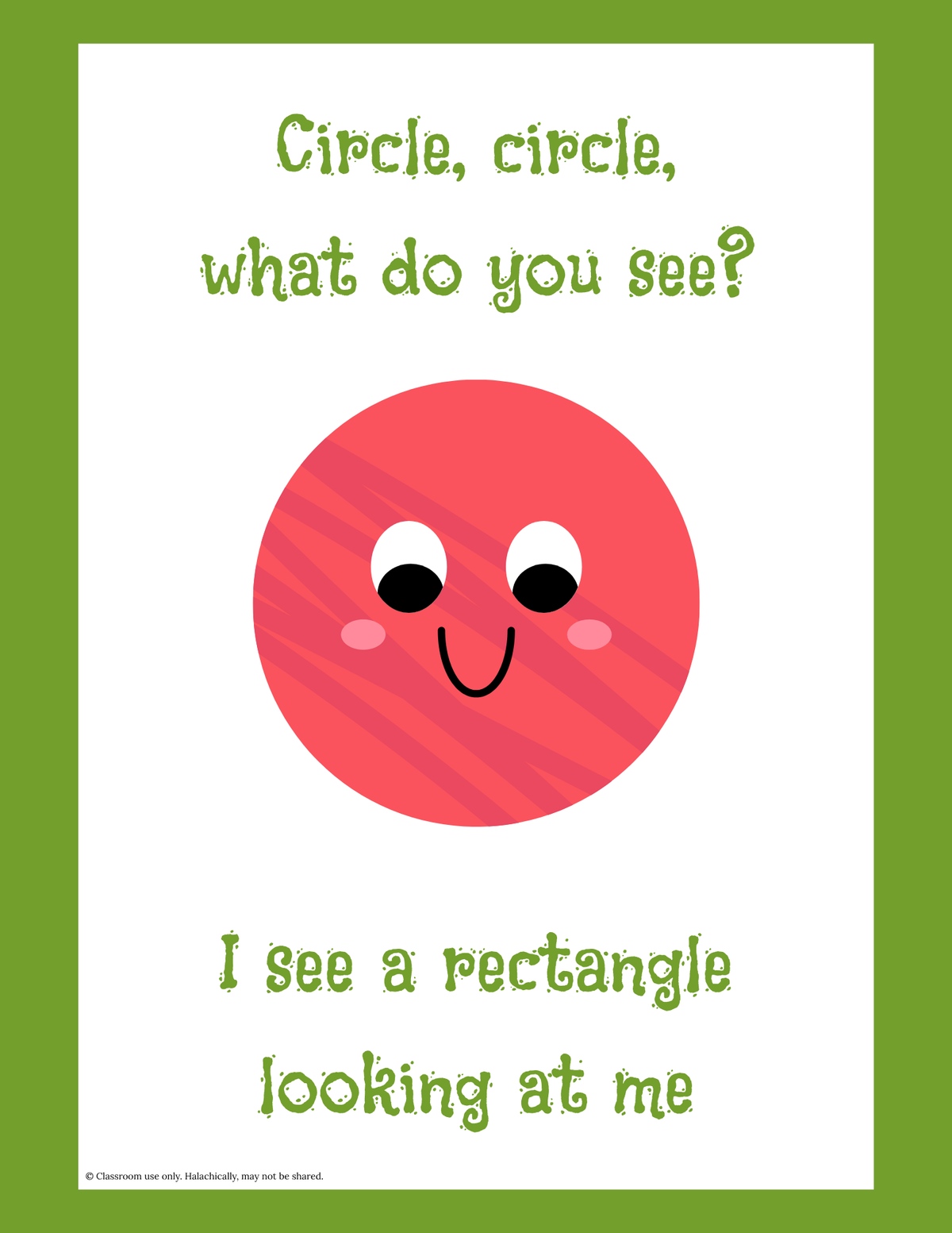 Shapes Book {Pre K-K}