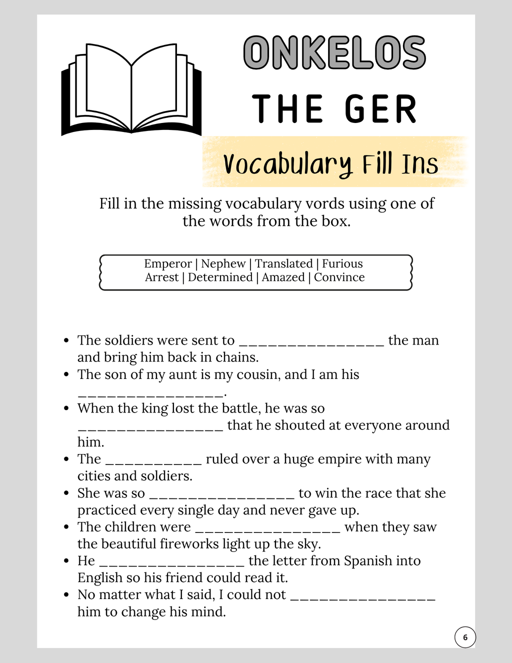 Onkelos the Ger {3-5}