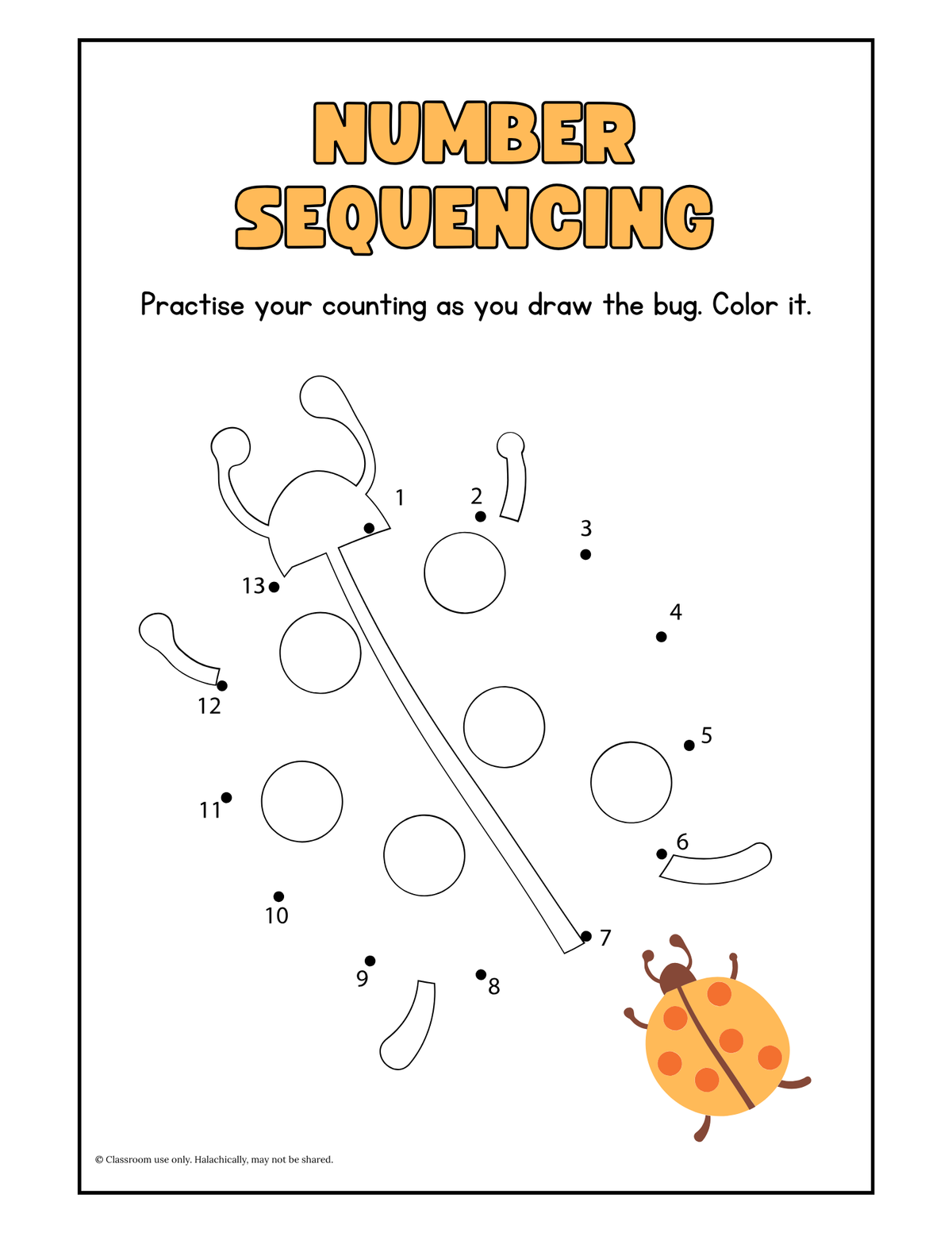 Number Sequencing {Pre K-Grade 1}