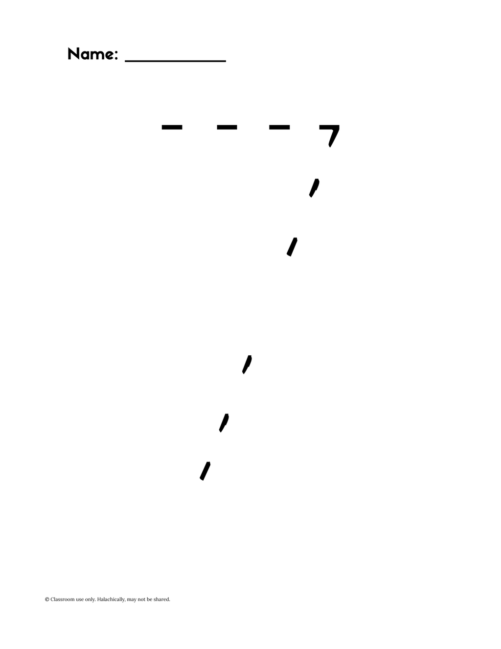 Number Tracing 1-20 {Pre K-Grade 1}
